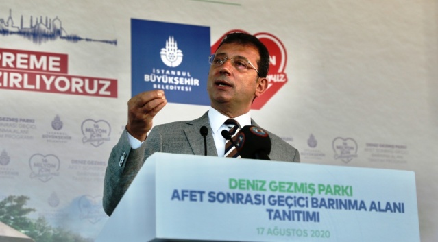 ATAŞEHİR’DE DEPREM PARKI, İBB BAŞKANI İMAMOĞLU’NUN KATILIMIYLA AÇILDI