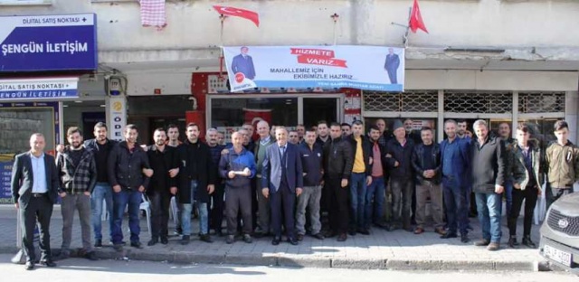 Yenisahra Muhtar Adayı Ayhan Kartal Seçim Bürosu Açılışı