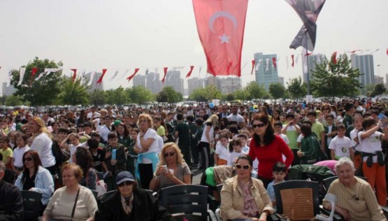 Ataşehir Çocuk sabah sporu rekoru