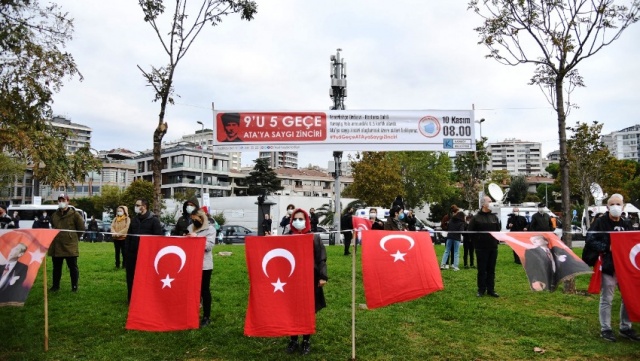 KADIKÖY’DE 9’U 5 GEÇE ATA’YA SAYGI ZİNCİRİ