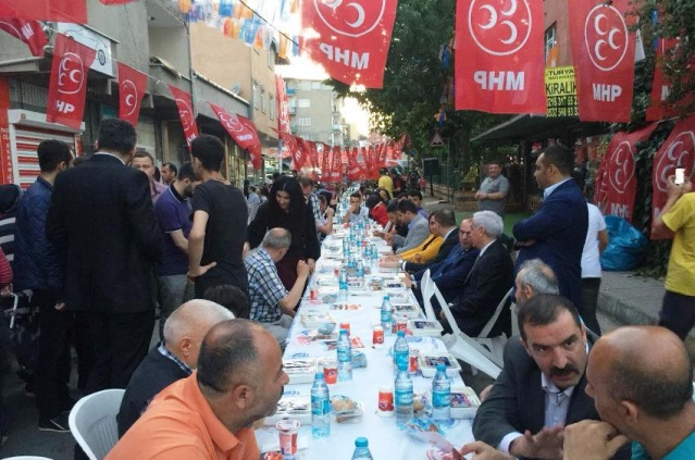 MHP Ataşehir İlçe Başkanlığı, Yenisahra, Barbaros Mahallesi İftarı 2018