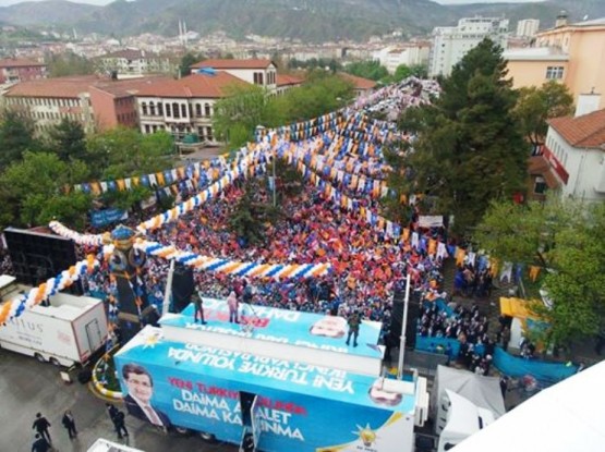 Ahmet Davutoğlu Çankırı Mitingi 2015