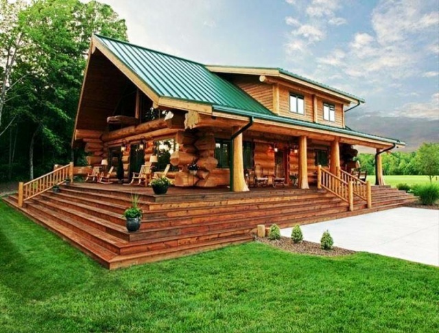 Ahşap Kütük Ev, Villa Fotoları
