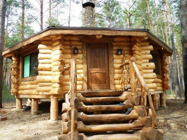 Ahşap Kütük Ev, Villa Fotoları