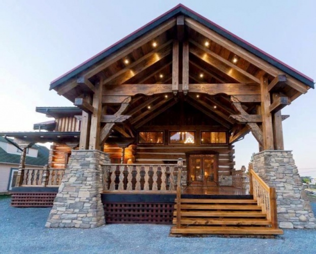 Ahşap Kütük Ev, Villa Fotoları