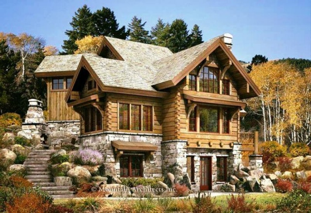 Ahşap Kütük Ev, Villa Fotoları