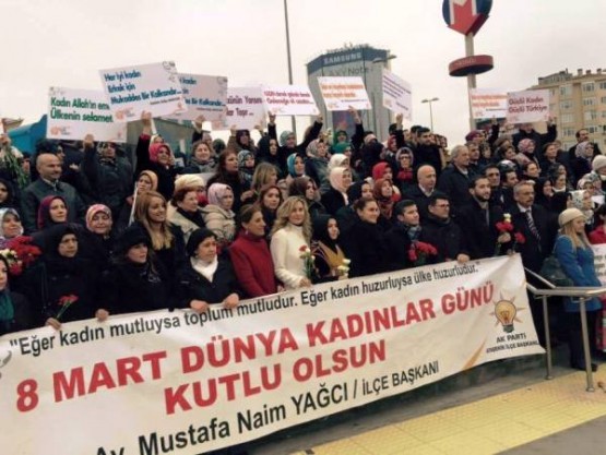 Ak Parti Ataşehir Kadınlar Günü Yürüyüşü 2015