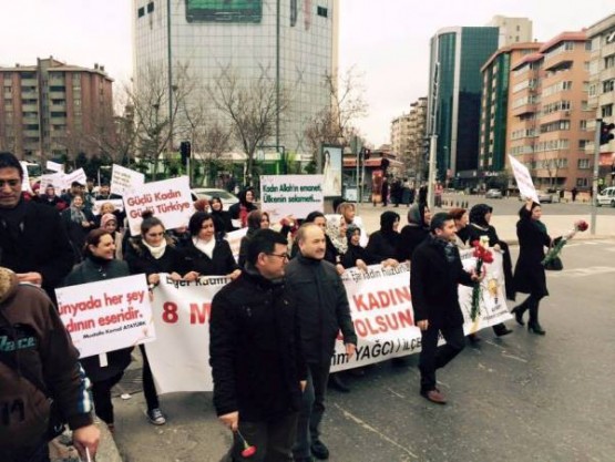 Ak Parti Ataşehir Kadınlar Günü Yürüyüşü 2015