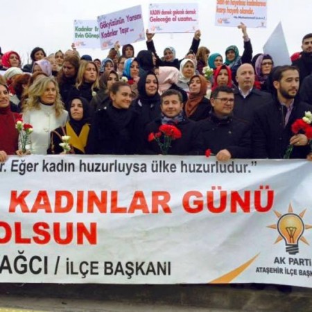 Ak Parti Ataşehir Kadınlar Günü Yürüyüşü 2015