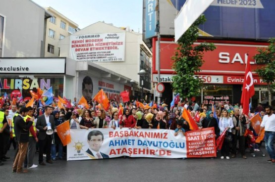 Ak Parti Ataşehir Yürüyüşü 2015