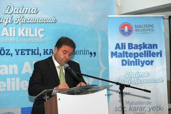 Ali Kılıç, Aydınevler Mahalle Toplantısı