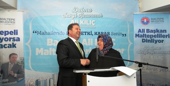 Ali Kılıç, Aydınevler Mahalle Toplantısı