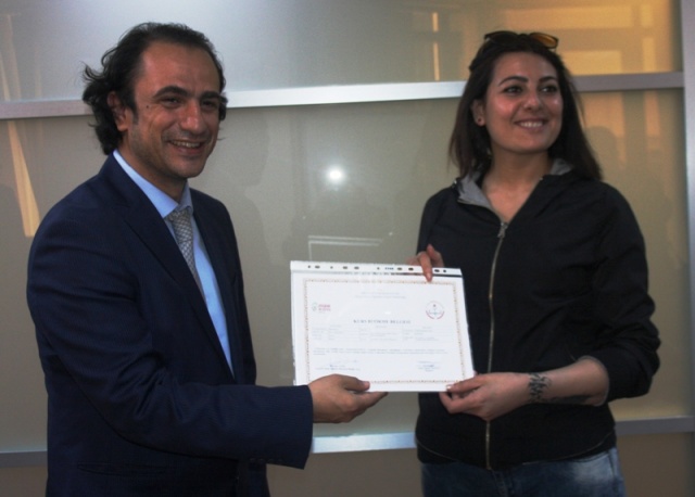 ATAMEM, ataşehir Belediyesi, Meslek Eğitim Merkezi Kursiyerleri, Sertifikalarını aldı