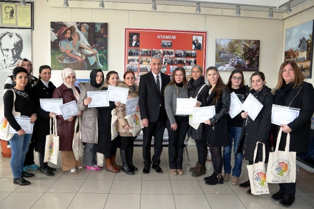ATAMEM'den Sertifikalarını Aldılar