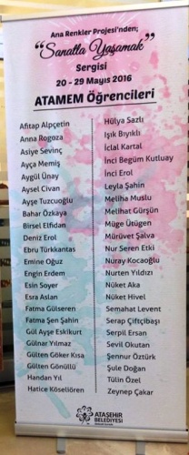 ATAMEM, ataşehir Belediyesi, Meslek Eğitim Merkezi Kursiyerleri, Resim Sergisi