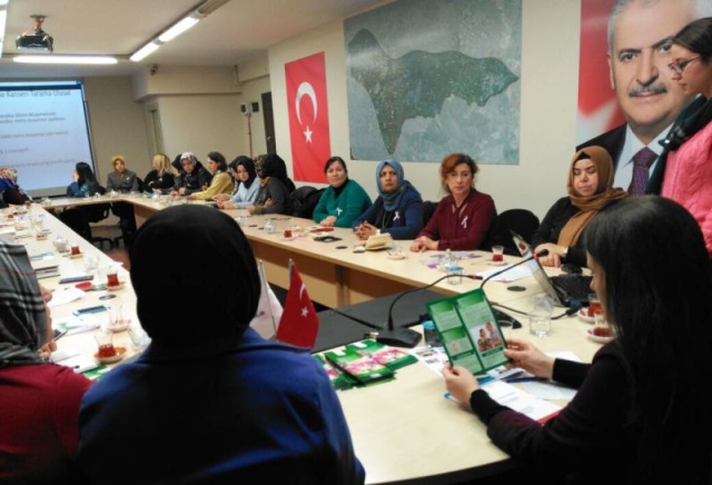 Ak Parti Ataşehir Kadın kolları Kanserle Savaş Başlattı