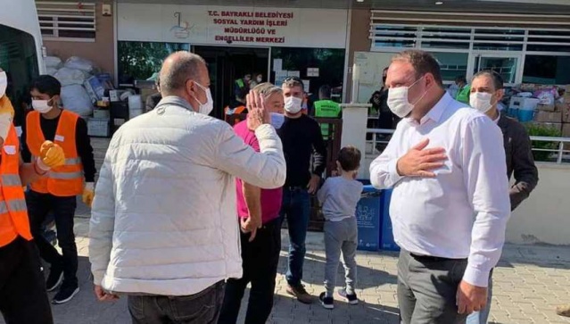 Ataşehir Belediyesi İzmir Deprem Bölgesine Yardım Yolladı