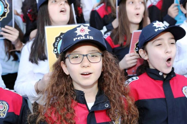 Polis Haftası Etkinliği, Ataşehir Emlak Konut Ortaokulu, 2017