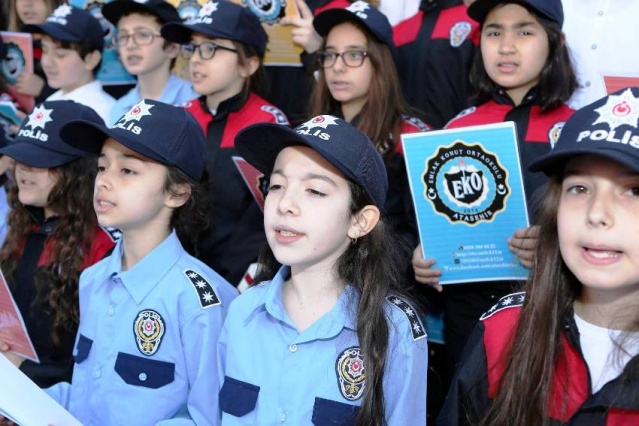 Polis Haftası Etkinliği, Ataşehir Emlak Konut Ortaokulu, 2017