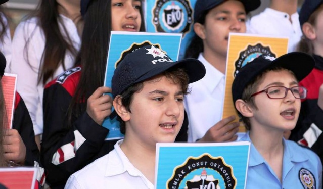 Polis Haftası Etkinliği, Ataşehir Emlak Konut Ortaokulu, 2017