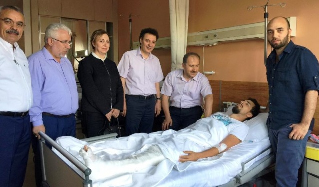 Ataşehir Kaymakamı, Zafer KARAMEHMETOĞLU, Demokrasi Gazilerini Ziyaret etti