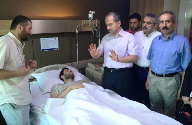 Ataşehir Kaymakamı, Zafer KARAMEHMETOĞLU, Demokrasi Gazilerini Ziyaret etti