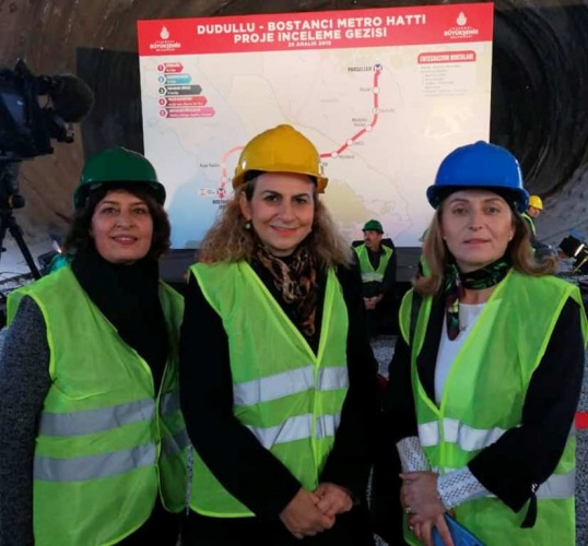 Ekrem İmamoğlu Dudullu Bostancı Metro Hattı inşaatında incelemelerde bulundu