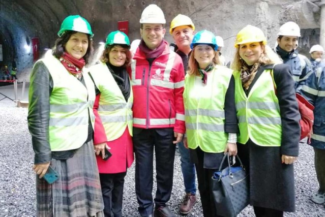 Ekrem İmamoğlu Dudullu Bostancı Metro Hattı inşaatında incelemelerde bulundu