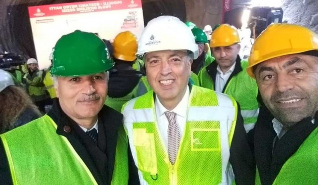 Ekrem İmamoğlu Dudullu Bostancı Metro Hattı inşaatında incelemelerde bulundu
