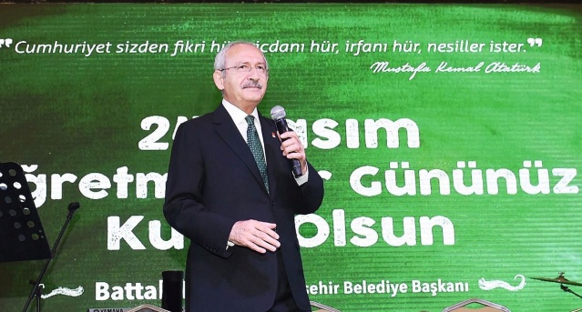 Ataşehir Öğretmenler Günü Etkinliği, Kemal Kılıcdaroğlu, 2016