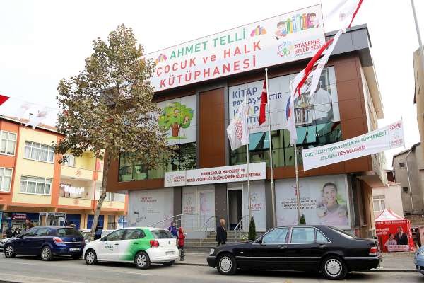 Ataşehir, Ahmet Telli Çocuk ve Halk Kütüphanesi açıldı