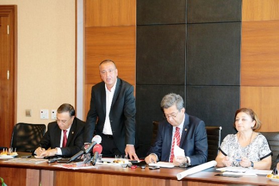 Ataşehir Finans Merkezi,  Battal İlgezdi, Basın Toplantısı