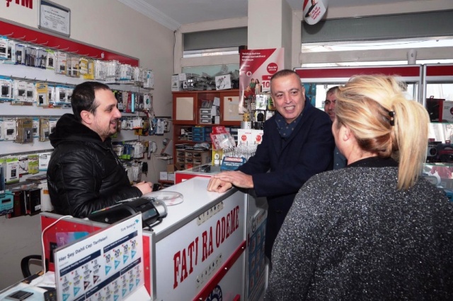 Battal İlgezdi, Esatpaşa, Mustafa Kemal Mahallesi Esnaf Ziyareti 2019