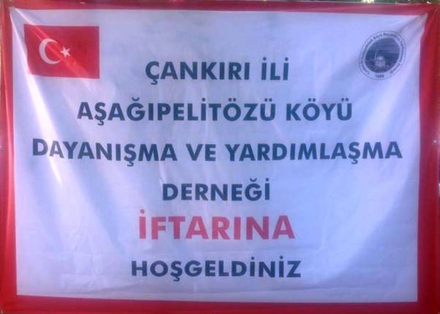 İstanbul Ataşehir, Çankırı Aşşağıpelitözü Derneği İftarı 2016