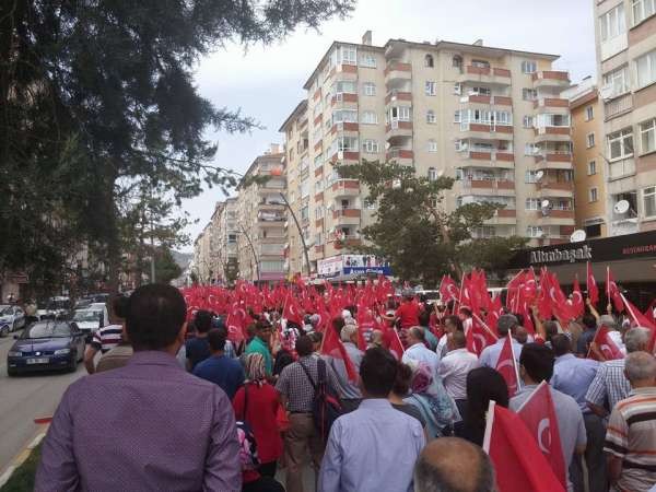 Çankırı Teröre Lanet Yürüyüşü 2015