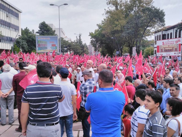 Çankırı Teröre Lanet Yürüyüşü 2015