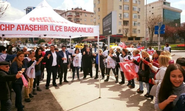 CHP Ataşehir İlçe Başkanlığı Hayır lokması Dağıtımı 2017