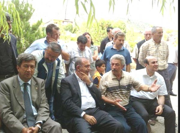 GÜRSEL TEKİN, KADİR GÖKMEN ÖGÜT ÇÖREKÇİLER KÖYÜ ZİYARETİ