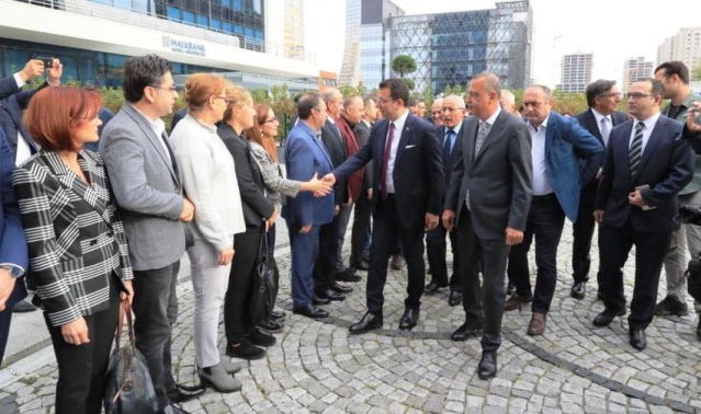 EKREM İMAMOĞLU, ATAŞEHİR BELEDİYESİ’Nİ YİYARET ETTİ