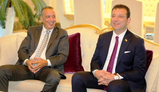 EKREM İMAMOĞLU, ATAŞEHİR BELEDİYESİ’Nİ YİYARET ETTİ