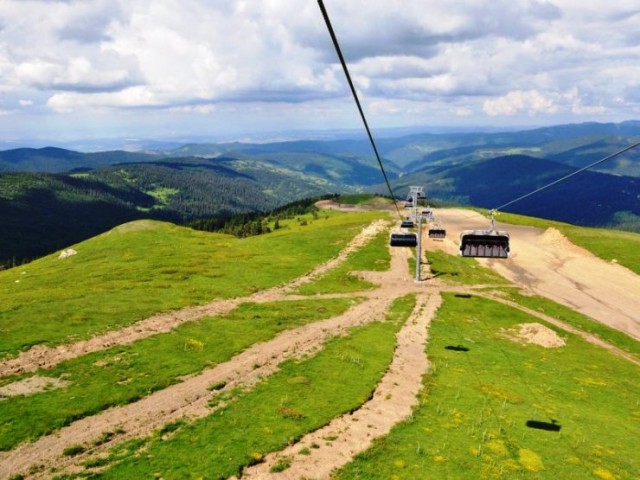 Ilgaz Dağı Yurdun Tepe Kayak Merkezi telesiyej Testi Başladı