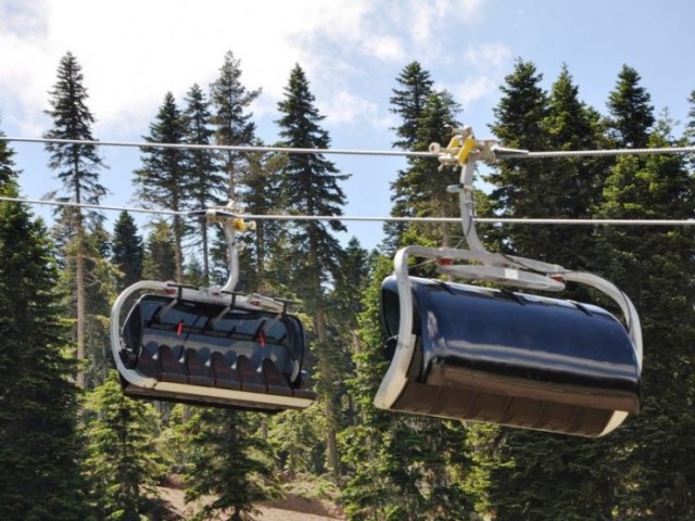 Ilgaz Dağı Yurdun Tepe Kayak Merkezi telesiyej Testi Başladı
