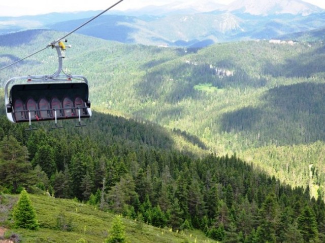Ilgaz Dağı Yurdun Tepe Kayak Merkezi telesiyej Testi Başladı