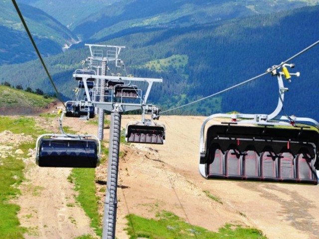 Ilgaz Dağı Yurdun Tepe Kayak Merkezi telesiyej Testi Başladı