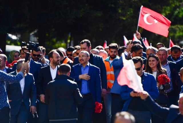 Ak Parti Ataşehir Belediye Başkan Adayı İsmail Erdem. Yenisahra Barbaros Sevgi Yürüyüşü 2019