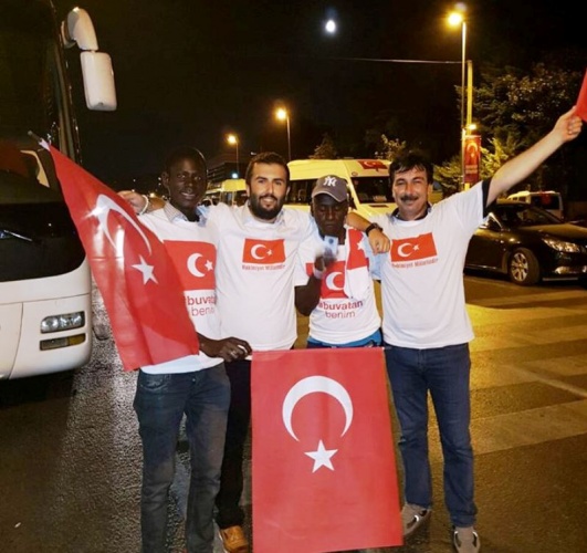 İstanbul Bogaziçi Köprüsü, Darbe girişimi Protesto Yürüyüşü 2016