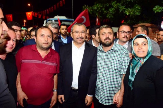 İstanbul Bogaziçi Köprüsü, Darbe girişimi Protesto Yürüyüşü 2016