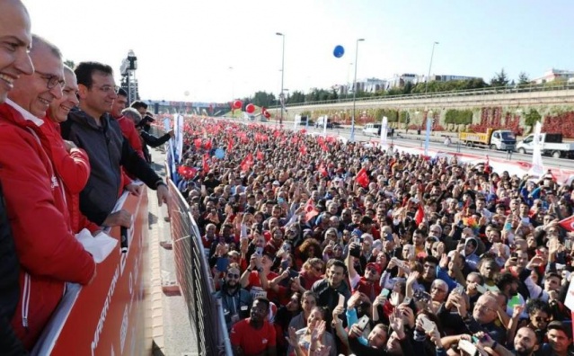 İSTANBUL, BAŞKAN EKREM İMAMOĞLU İLE BİRLİKTE KOŞTU