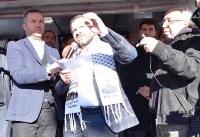 İsrail Amerika, Kudüs İşgali Ataşehir'de Protesto Edildi 2017