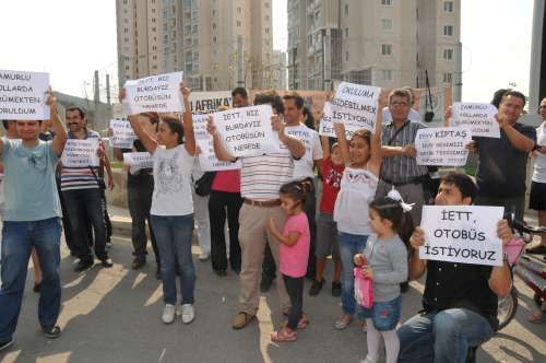 MAHALLE KURULDU AMA OTOBÜS YOK TOKİ KONUTLARI MALTREPE